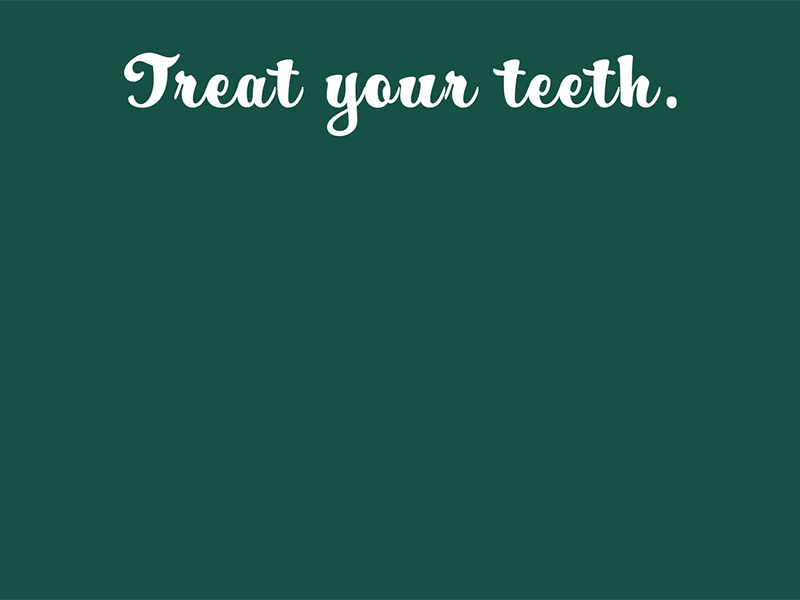 Treat Your Teeth motion graphics