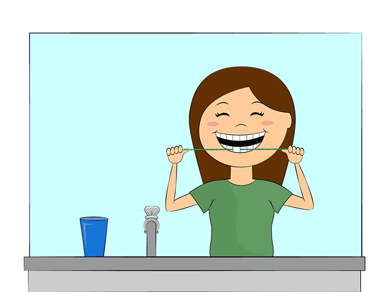 Stress Free Dentistry animation character illustration