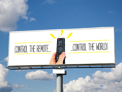 Remote Billboard billboard control graphic design remote