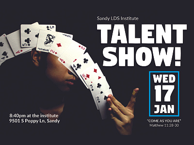 Talentshow Poster Magic graphic design magic poster talent show