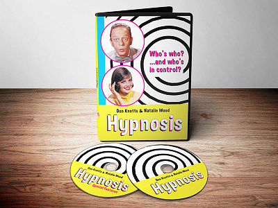 Hypnosis dvd fake graphic design mockup movie packaging