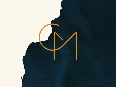 C M Monogram Logo brand mark c logo lettering m logo monogram monogram logo videographer