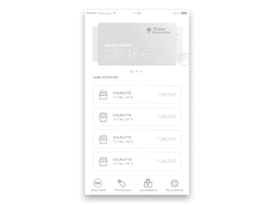 Mobile App Wireframe Scroll Animation app design mobile prototype ux wireframe