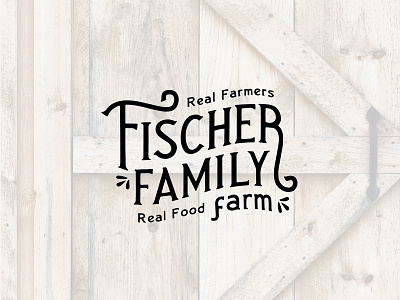 Fischer Family Farm - Final Logo cattle farm farm brand farm logo farmer logo vintage