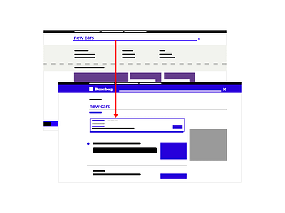 User Flow ad bloomberg color daily illustration mock mockup uiux user flow vector website