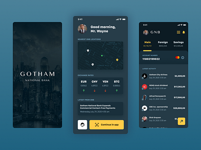 Banking App / Splash Widgets - Concept