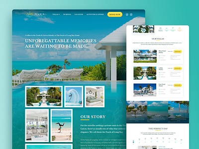 Luxury Villas - website