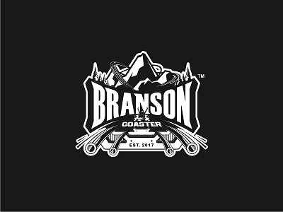 Branson Logo alpine america bransoon coaster logo