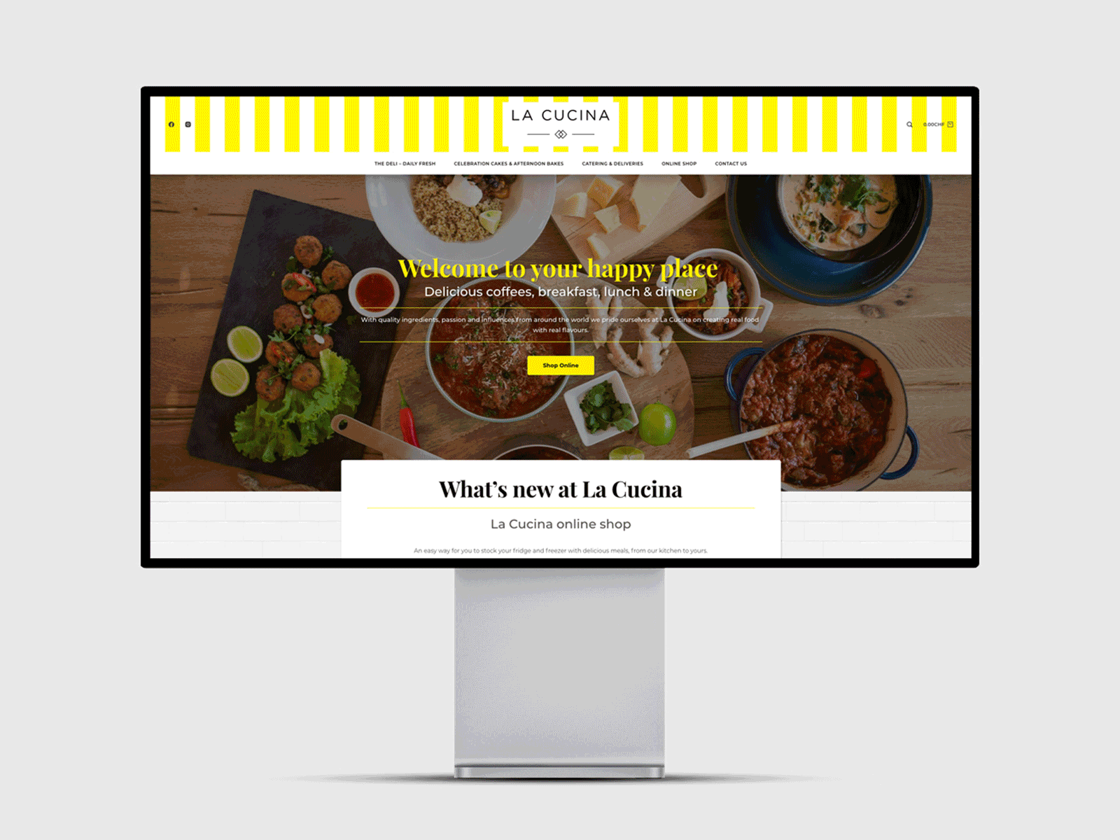 LaCucina ecommerce webdesign website