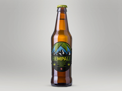 HEMPALE beer drink food graphic design label