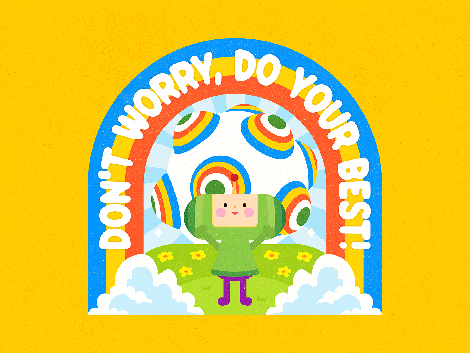 Katamari On The Rocks by Kelly Nichols on Dribbble