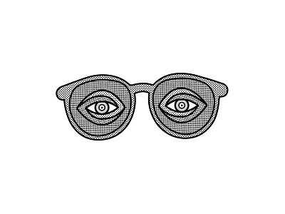 Special eyes design eyes flat glasses graphic graphic design halftone icon illustration illustrator instagram pattern shades simple spooky texture trippy vector weird