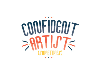 (Maybe) artist brand identity branding bright colorful confidence confident design doodle graphic illustration illustrator letterform lettering letters simple squiggle texture typography vector