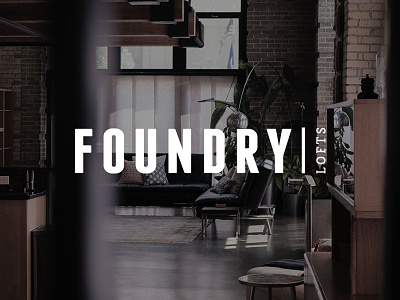 Foundry Lofts Logo logo