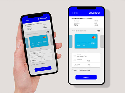 DailyUi 002 - Credit Card Checkout Page checkout page dailyui mobile ui ui design