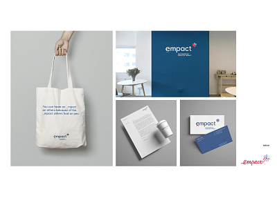 EMPACT Rebranding Exercise branding and identity branding concept graphic design project management rebranding