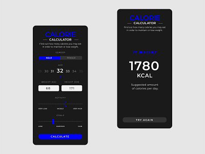 DailyUi 004 - Calculator app design dailyui graphic design mobile app ui design uxui