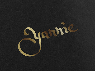 Yannie attempts calligraphy first letters name