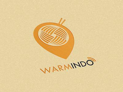 Warmindo brand design iconic indonesia logo noodle online warung