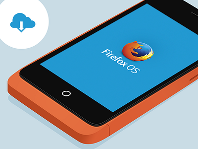 [Freebie PSD] Firefox Keon perspective view firefox keon mockup os psd