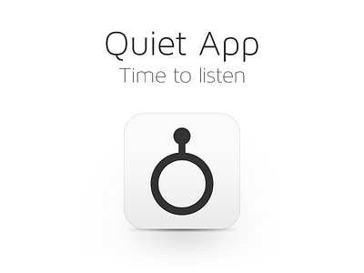 Quiet App Icon app ios music quiet