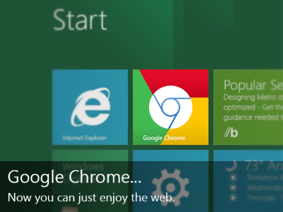 Windows 8 Chrome Tile