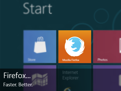 Windows 8 Firefox Tile 8 firefox mozilla windows