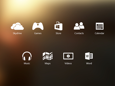 Some Windows 8 icons 8 icons metro windows