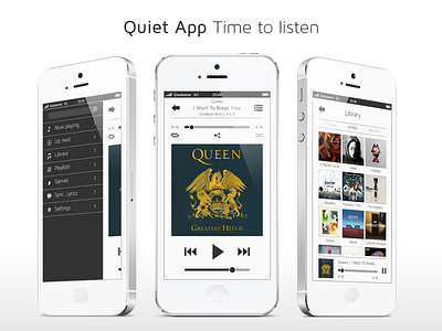 Quiet App Interface 5 app ios iphone quiet ui