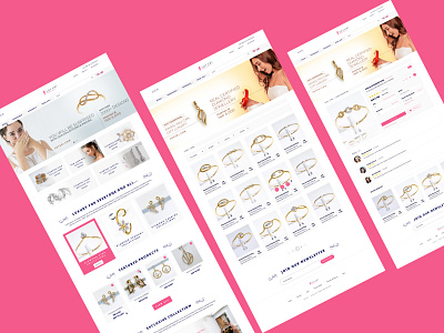 jewellery website design design jewellery minimal ui web