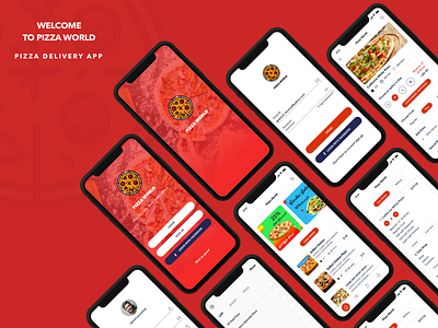 Pizza Delivery App app design ui