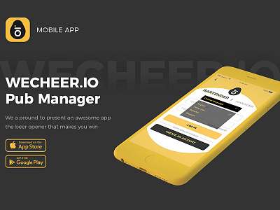 App Visual for WECHEER.IO design ui