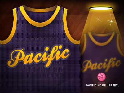 Pacific design dribbble illustration jersey pacific regggionals