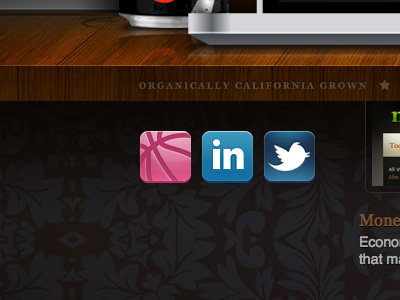 Find Me Online dark design icons portfolio social