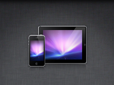 Mobile apple dark design icons illustration ipad iphone