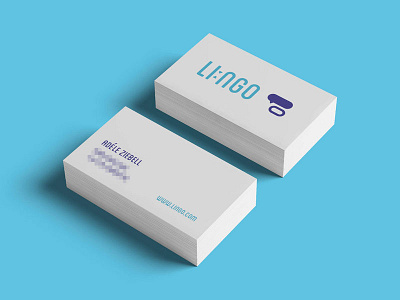 Lingo - Business Card brand design corporate design corporate identiy lingo