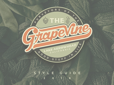 The Grapevine Brand Build brand identity logo