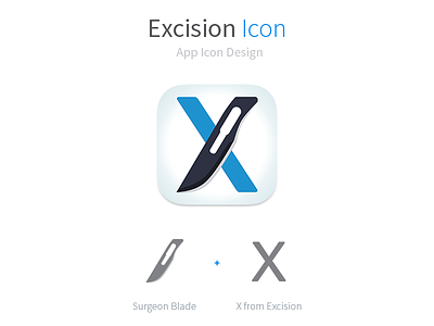 Excision For Dribbble andriod app doctors excision icon ios medical surgeon