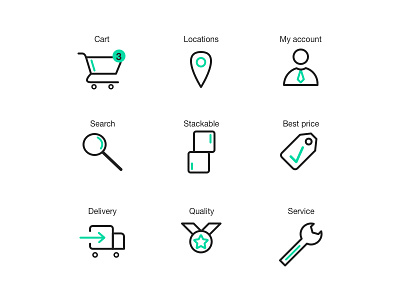 Ecommerce iconset