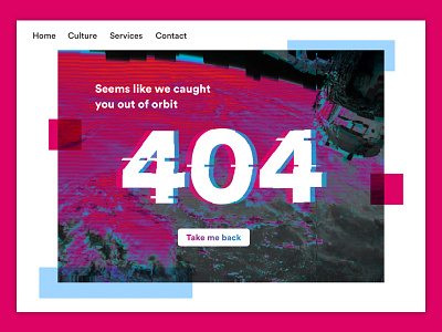 Daily UI #008 - 404 page