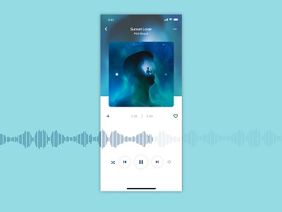 Daily UI #009 - Music player