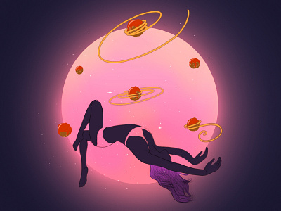 Meatball Planet illustration meatball planet spaghetti