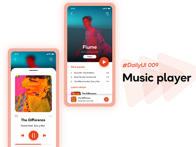 #DailyUIChallenge 009 - Music Player app design dailyui dailyui 009 dailyuichallenge design mobile app design music music app music app design music player ui design