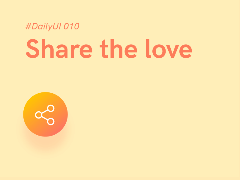 #DailyUIChallenge day 10 - Social Share animated animated gif animation dailyui dailyui 010 dailyuichallenge motion design motion graphics share share button social social share