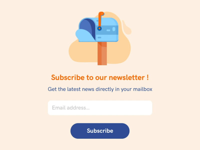 #DailyUIChallenge 026 - Subscribe after effects animation animation after effects animation design dailyui dailyui 026 dailyuichallenge gif gif animated newsletter subscribe subscribe form uidesign