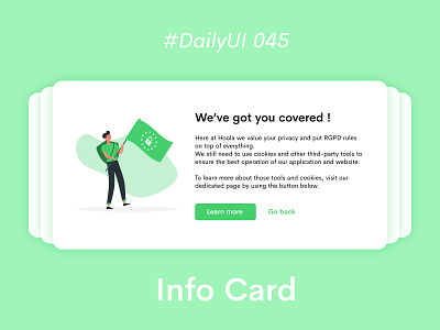#DailyUIChallenge 045 - Info Card