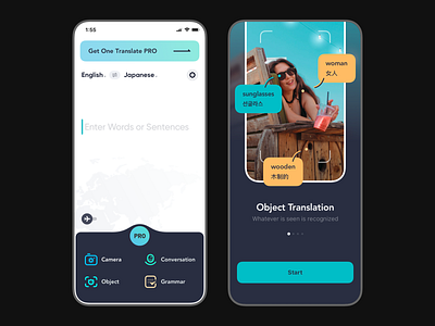 One Translate app clean translate translator vacation