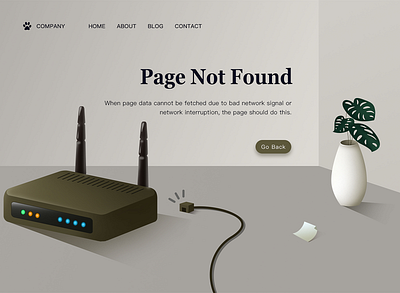404 design illustration web