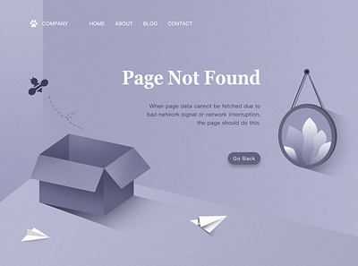 404 design illustration ui web 插图