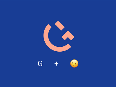 goodface G + 😉 brand branding emoji face good letter g logo logodesign logotype sign